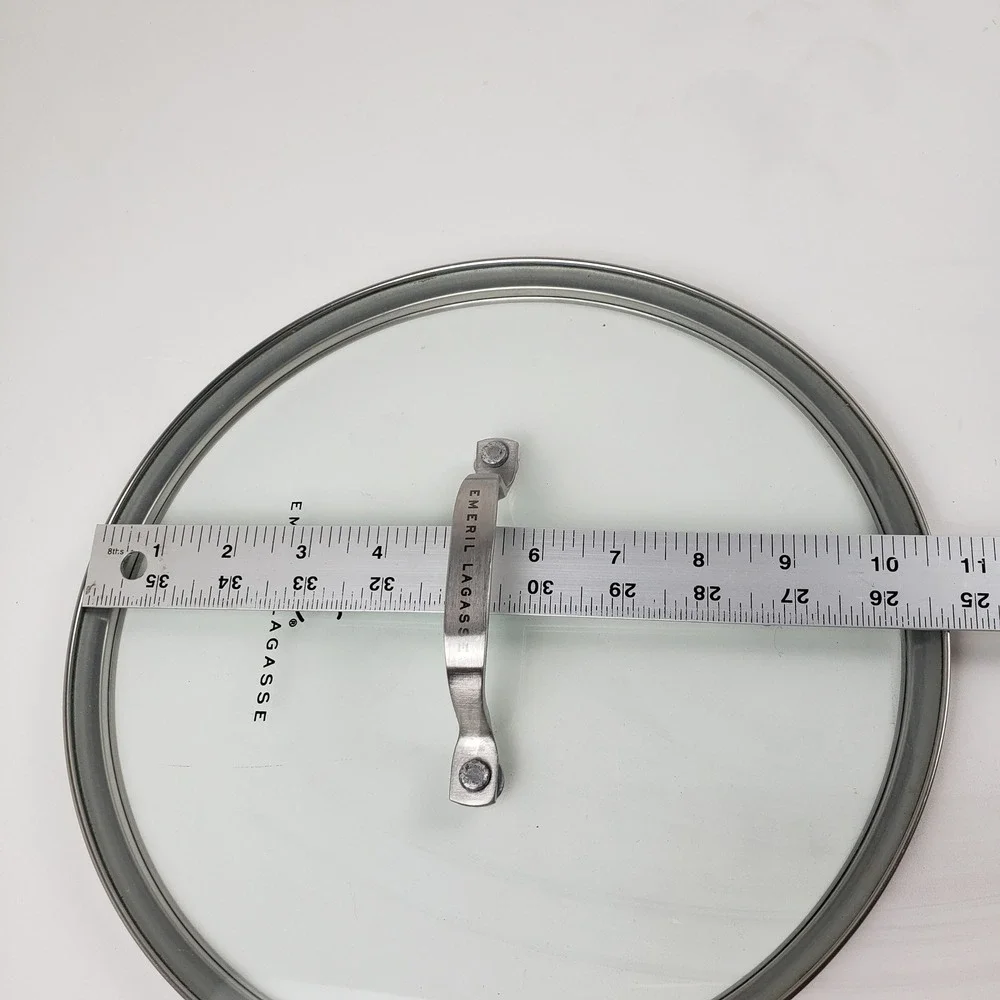 Emeril Lagasse 10.5 Inch Tempered Glass Replacement Lid Stainless Steel Handle